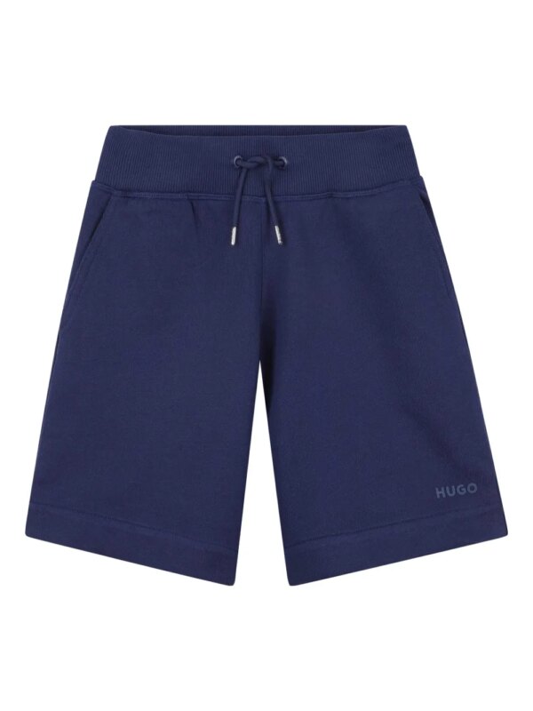 HUGO KIDS short de sport en jersey - Bleu