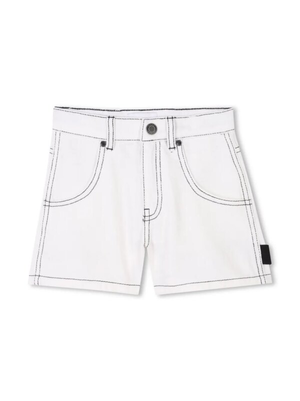 Marc Jacobs Kids short de sport à logo appliqué - Blanc