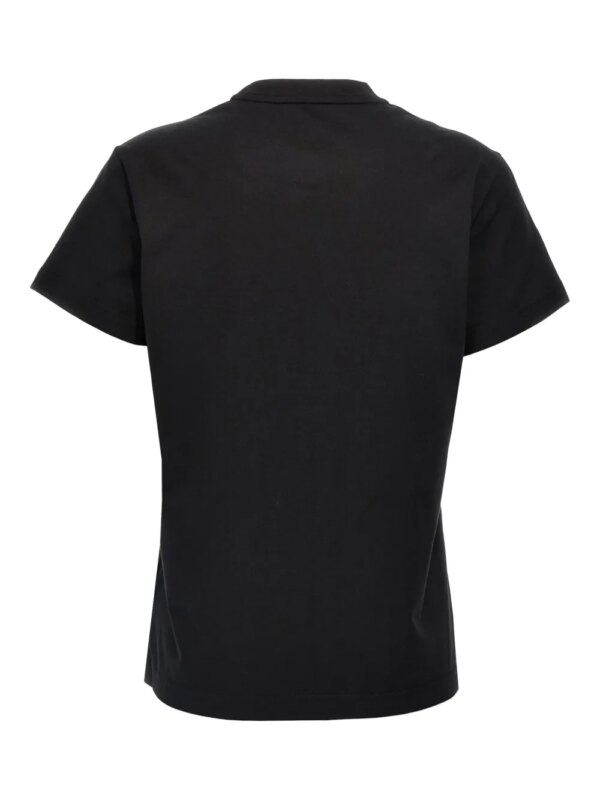 Y-3 T-shirt met logo-reliëf - Zwart