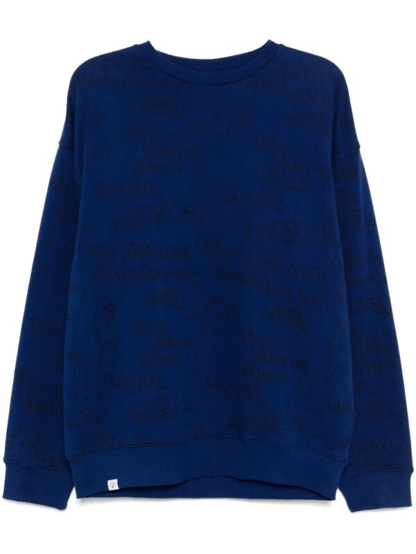 SPORT b. by agnès b. sweat à coutures contrastantes - Bleu