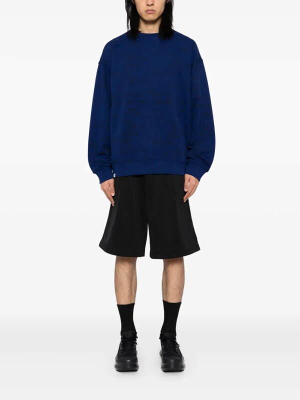 SPORT b. by agnès b. Sweater met stiksel - Blauw