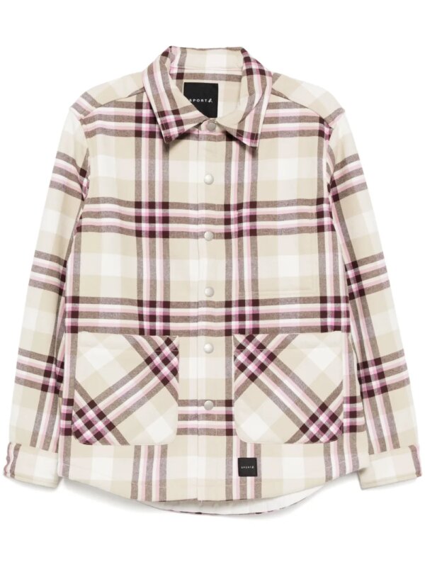 SPORT b. by agnès b. surchemise à carreaux - Tons neutres