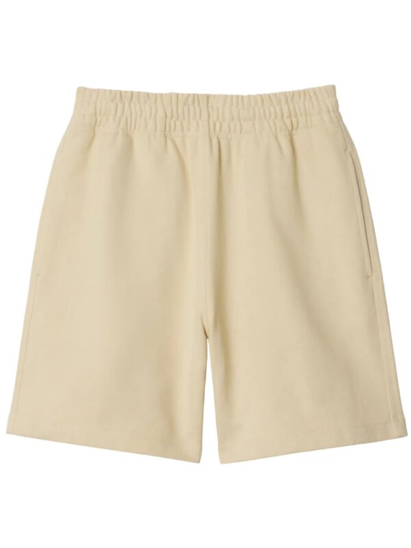 Burberry short de sport Check Label - Tons neutres