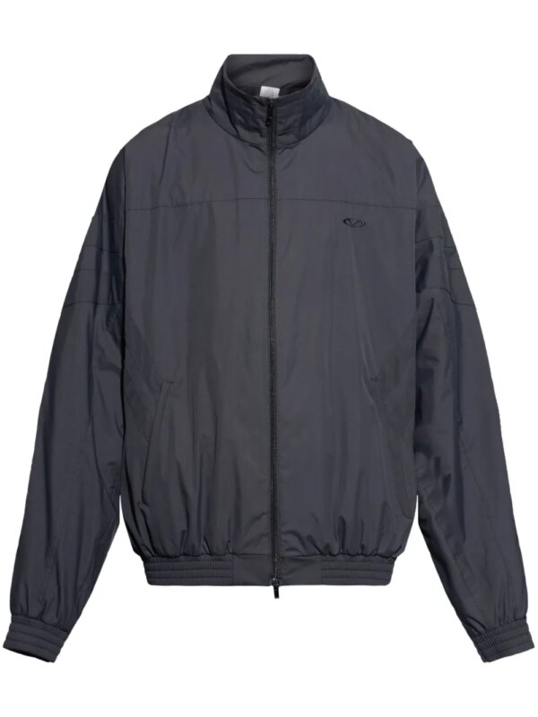 VETEMENTS veste à logo brodé - Noir