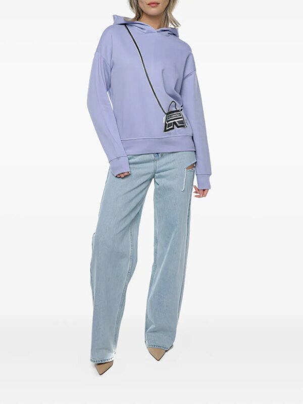 Karl Lagerfeld K Bag hoodie - Paars