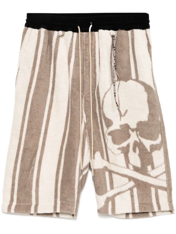 Mastermind World short à logo en jacquard - Tons neutres