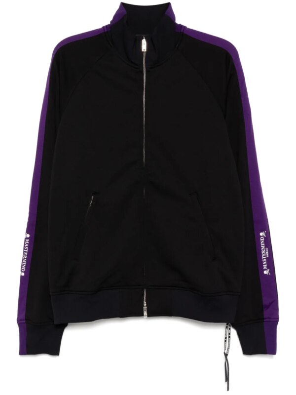 Mastermind World veste zippée à bande logo - Noir