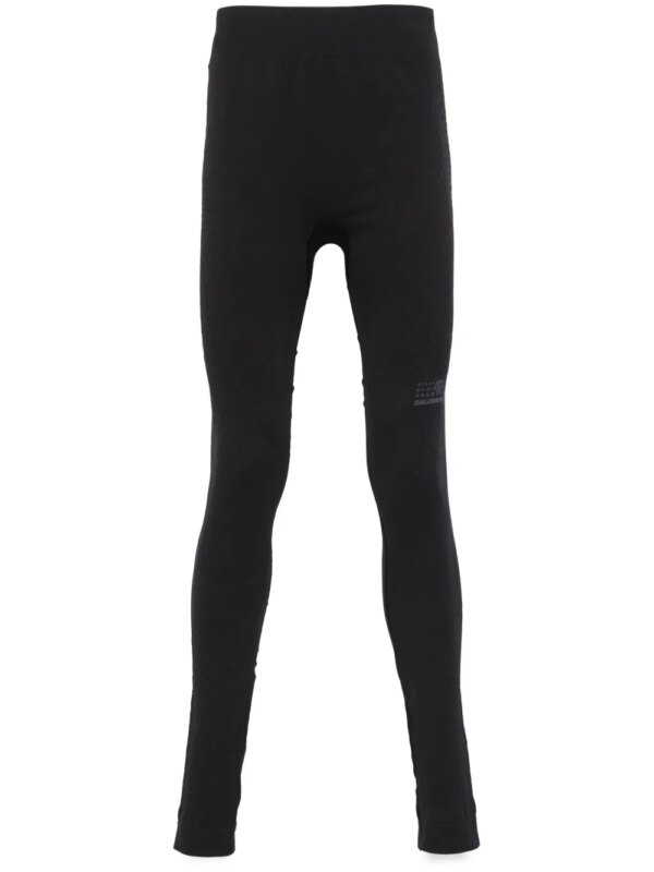 MM6 Maison Margiela X Salomon legging à coutures invisibles - Noir