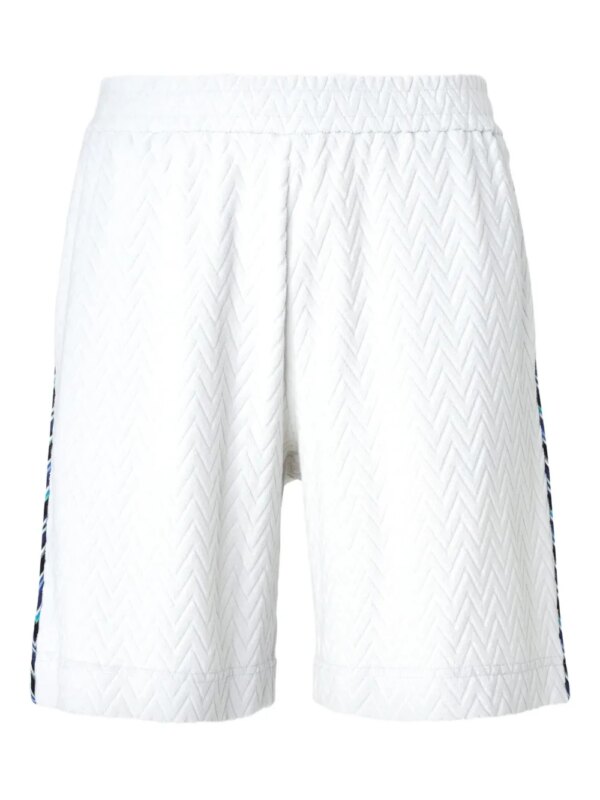 Missoni short à motif zig-zag - Blanc