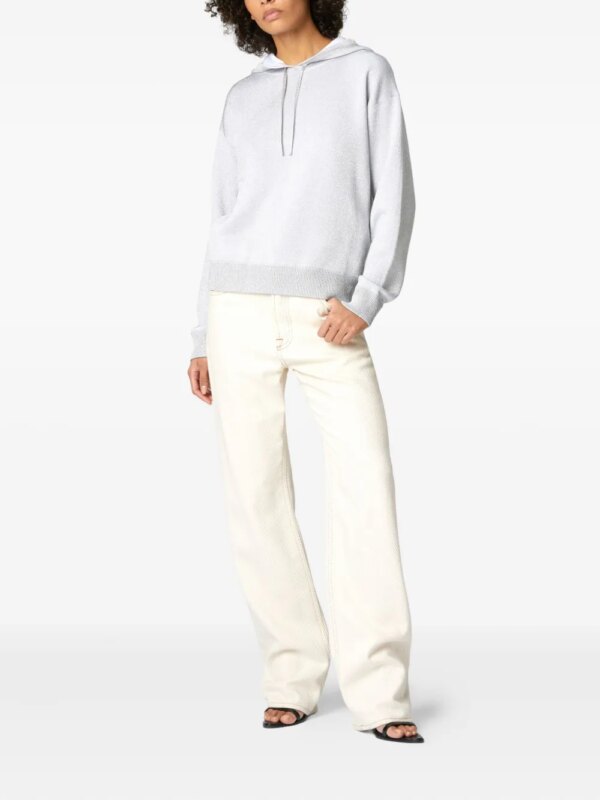 Missoni Hoodie met metallic-effect - Zilver