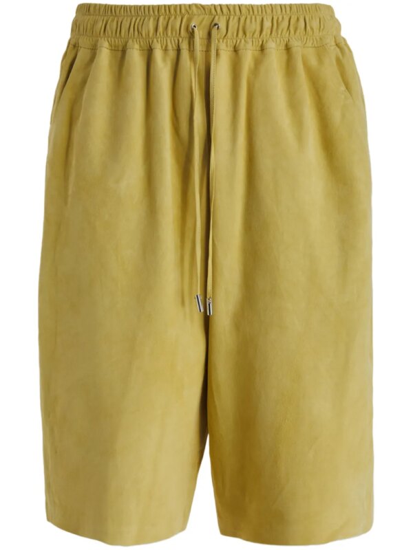 Desa 1972 short en daim - Jaune