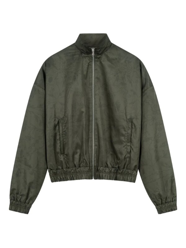 ROUGH. veste zippée à col montant - Vert