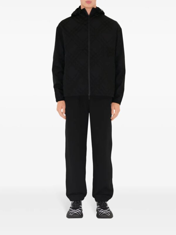 Burberry Geruit jack - Zwart