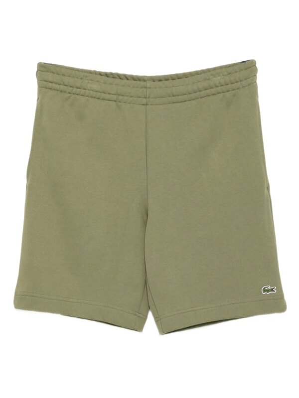 Lacoste short à patch logo - Vert