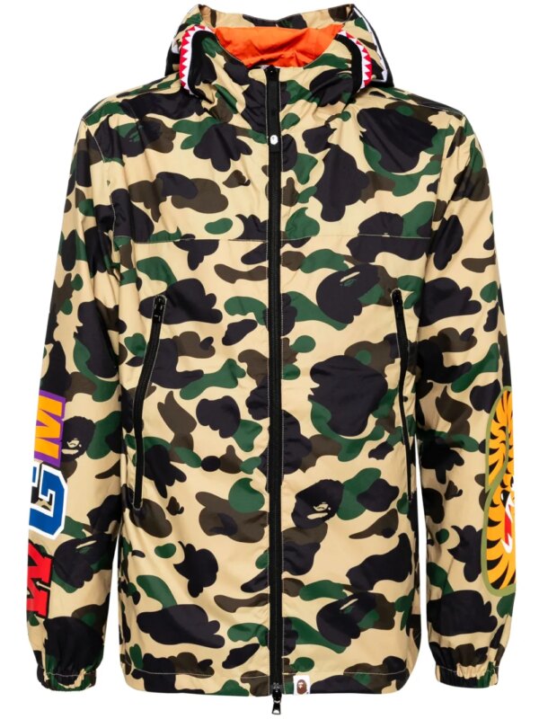 A BATHING APE® veste 1st camo shark à capuche - Vert