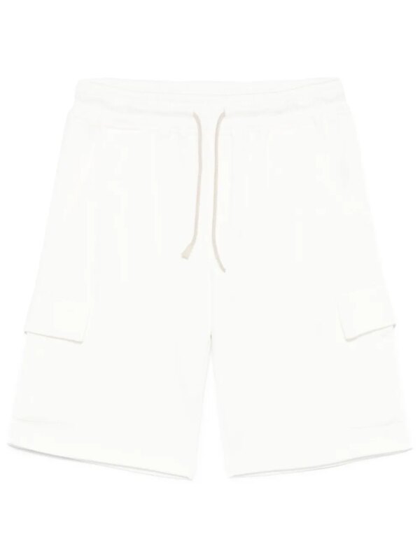 Eleventy short en jersey - Blanc
