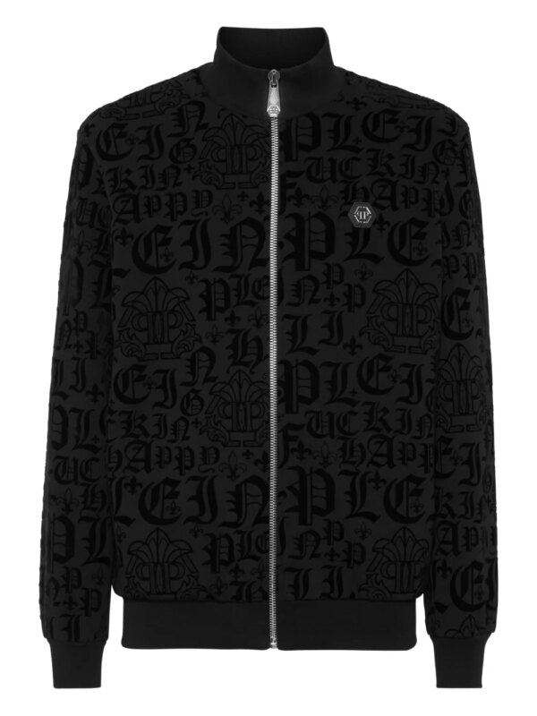 Philipp Plein veste de sport Gothic Plein - Noir