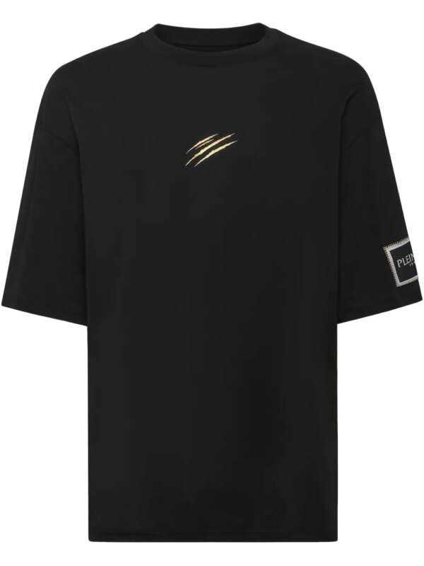 Plein Sport t-shirt Label - Noir