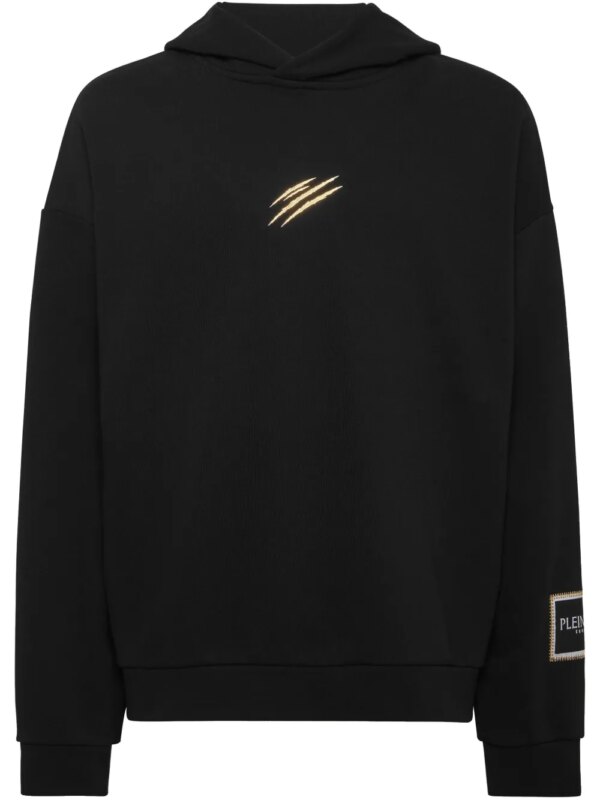 Plein Sport hoodie Label - Noir