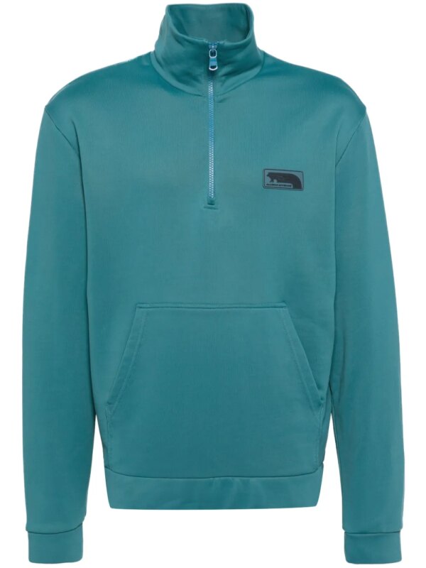 Maison Kitsuné veste à patch logo - Bleu