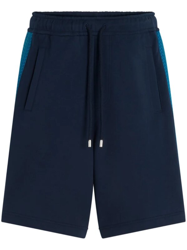 Lanvin short de sport à rayures Curb - Bleu