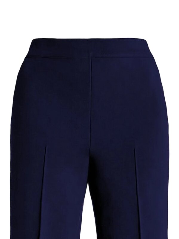 High Sport Kick flared broek met geplooide voorkant - Blauw
