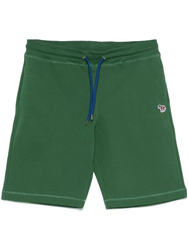 PS Paul Smith short de sport à patch zèbre - Vert