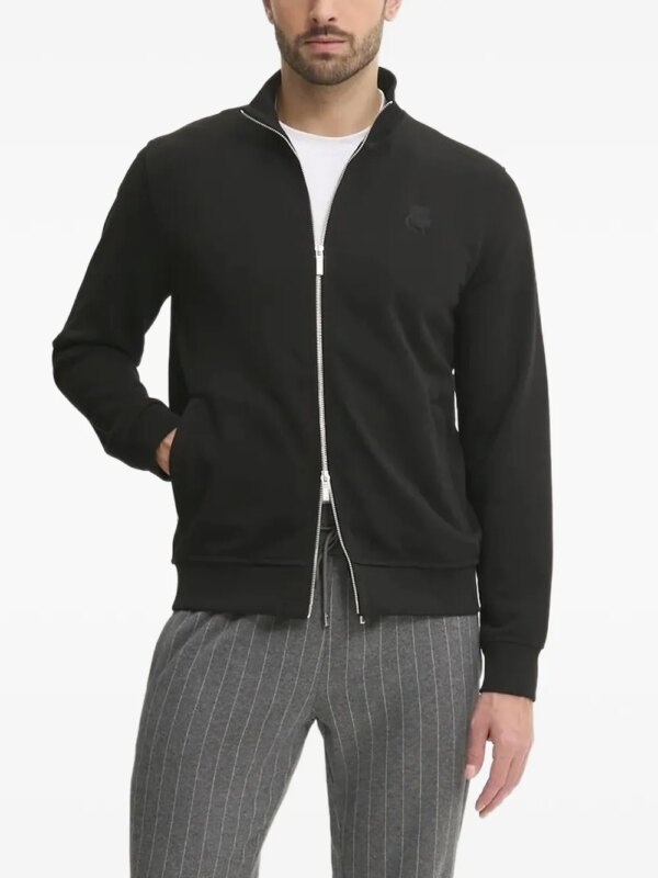 Karl Lagerfeld sweat à logo brodé - Noir