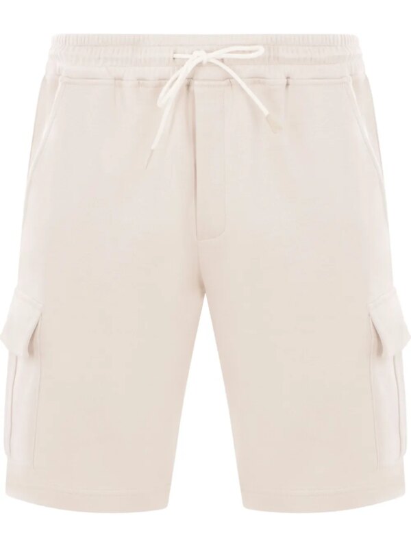 Eleventy short en jersey à poches cargo - Tons neutres