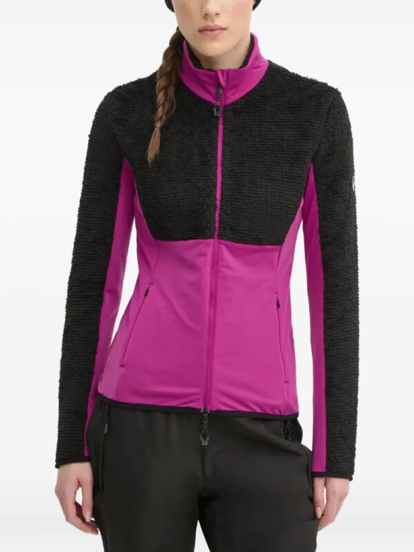 Ea7 Emporio Armani veste zippée à empiècements - Rose