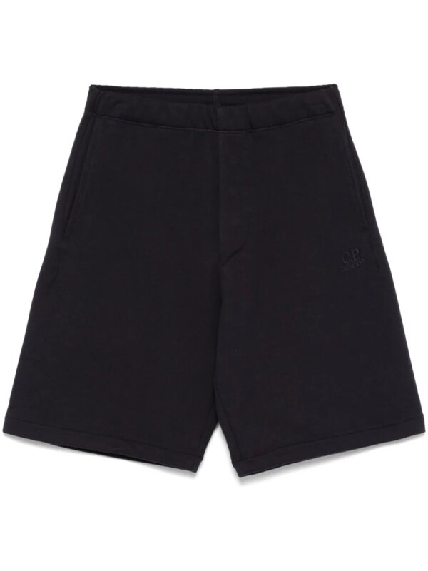 C.P. Company short de sport à logo brodé - Bleu