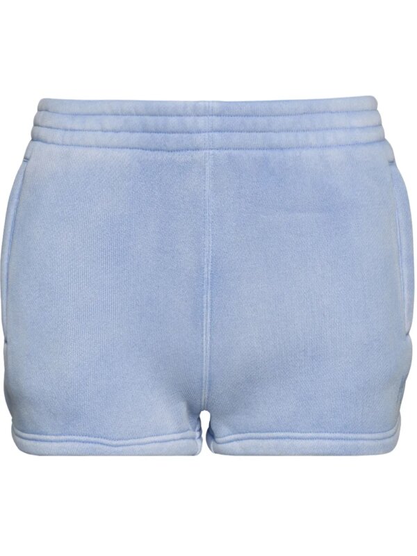 Alexander Wang short de sport à logo appliqué - Bleu