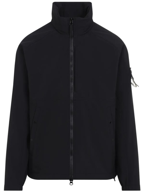 Stone Island veste à patch Compass - Noir