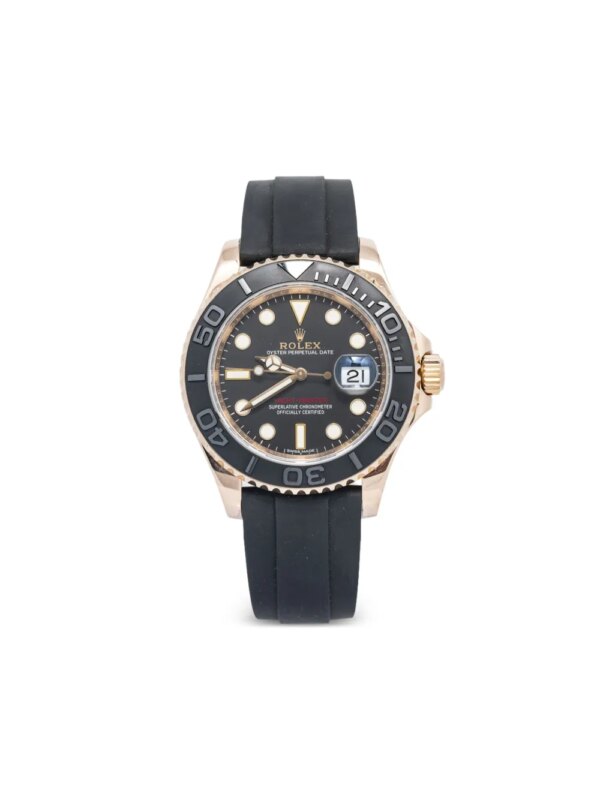 Rolex montre Yacht-Master 40 mm pre-owned - Noir