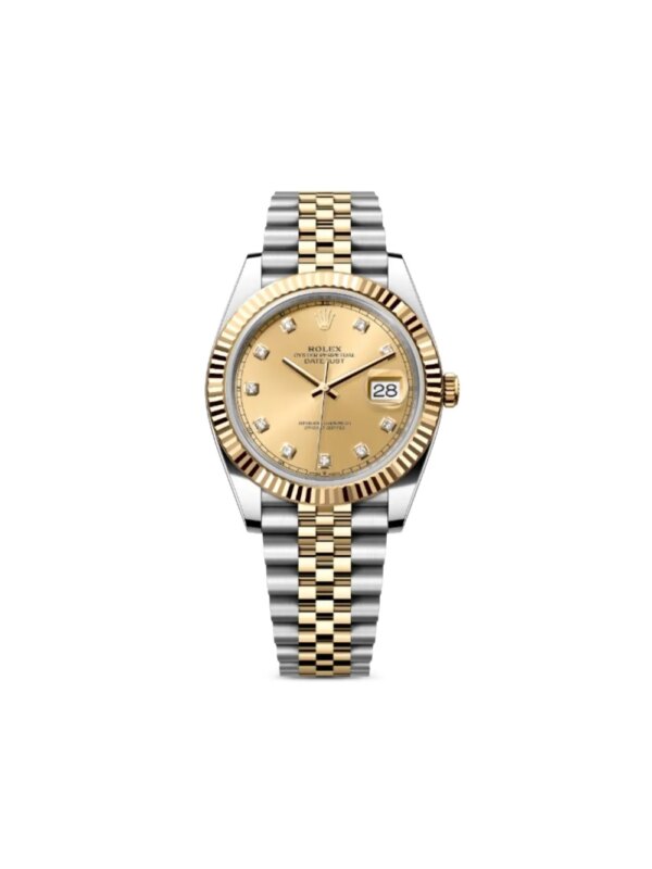 Rolex montre Datejust 41 mm pre-owned - Or