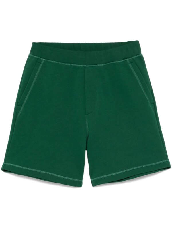 DSQUARED2 short de sport à logo imprimé - Vert