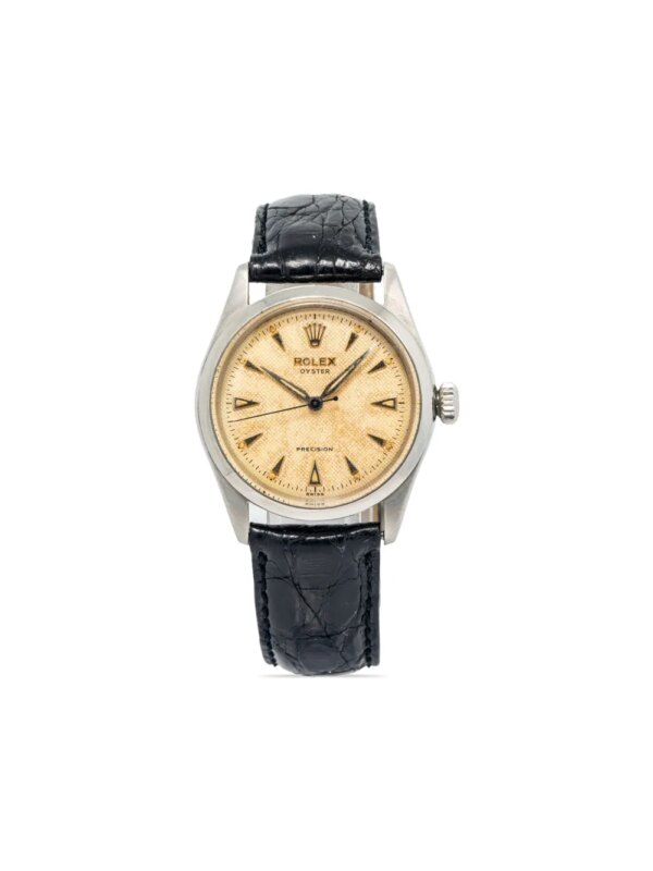 Rolex montre Oyster Perpetual 34 mm pre-owned - Tons neutres