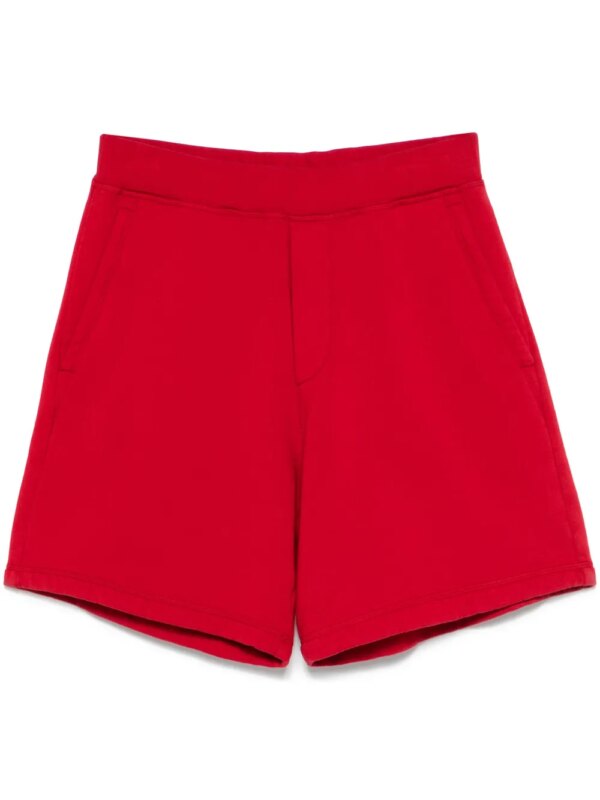 DSQUARED2 short de sport à texture jersey - Rouge