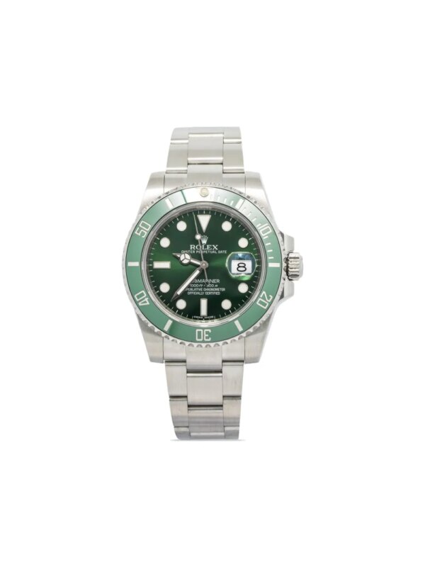 Rolex montre Submariner 40 mm pre-owned - Vert