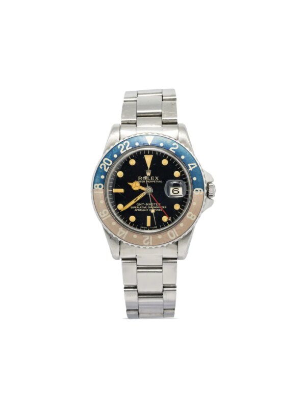 Rolex montre GMT Master 40 mm pre-owned - Noir