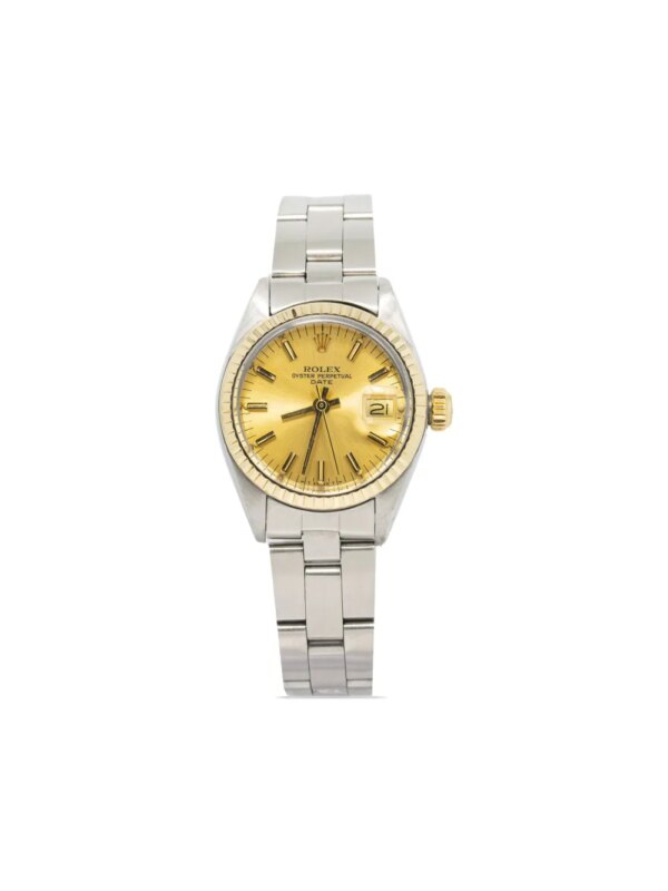 Rolex montre Date 25 mm pre-owned - Jaune