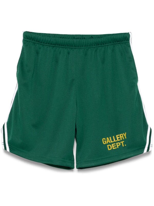 GALLERY DEPT. short de sport à logo imprimé - Vert