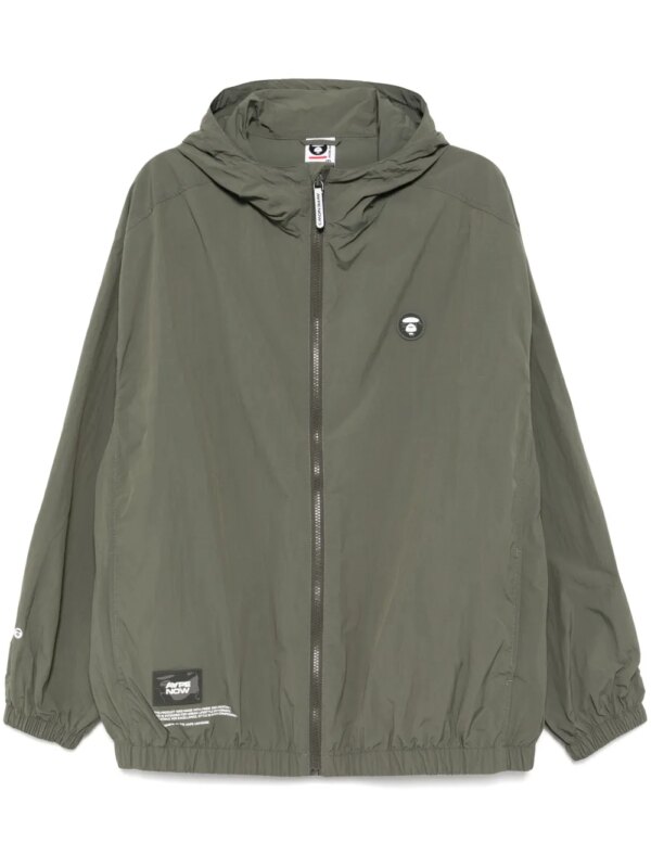 AAPE BY *A BATHING APE® veste à patch logo - Vert