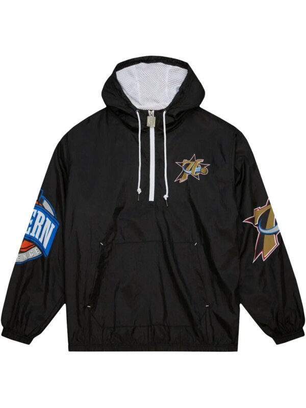 Mitchell & Ness imperméable Philadelphia 76ers Team OG - Noir