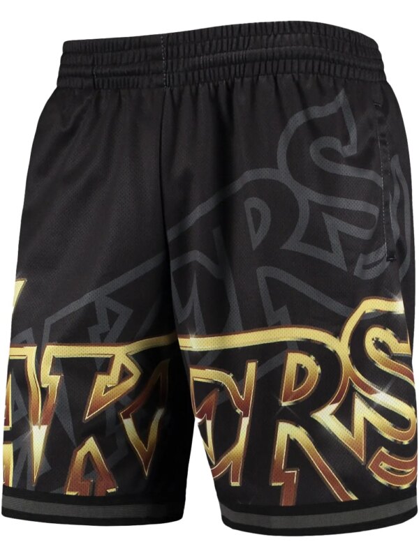 Mitchell & Ness short Los Angeles Lakers Big Face 4.0 - Noir