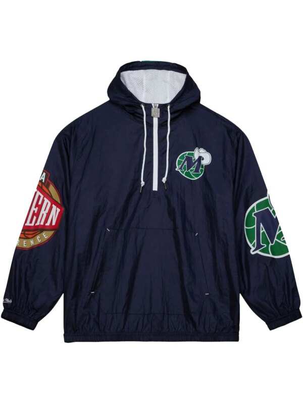 Mitchell & Ness imperméable Dallas Mavericks Team 2.0 - Bleu