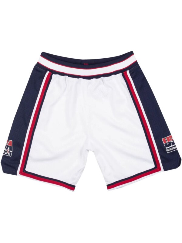 Mitchell & Ness short NBA Authentic 'USA 92' - Blanc