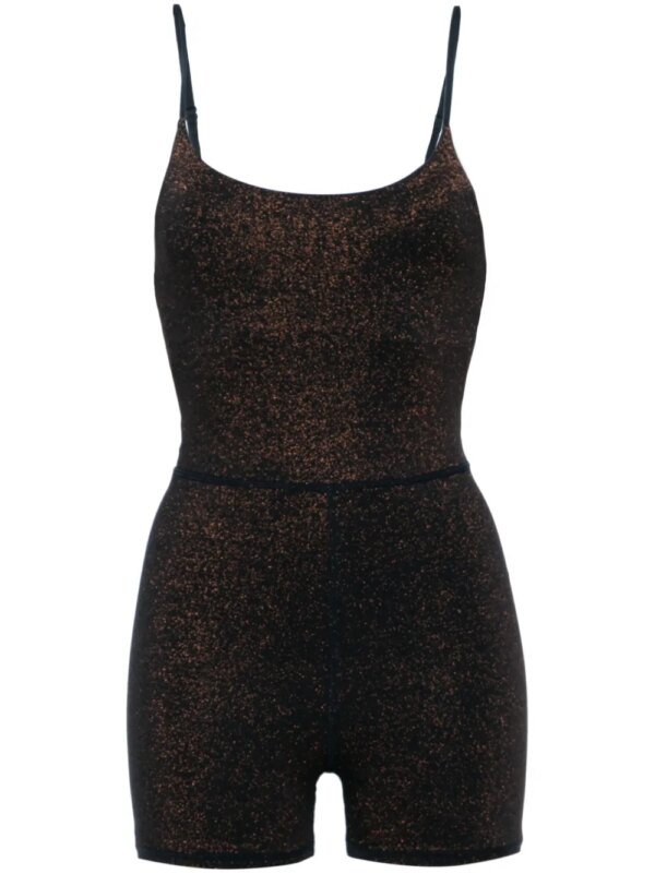 The Upside justaucorps Arizona Crossback - Marron