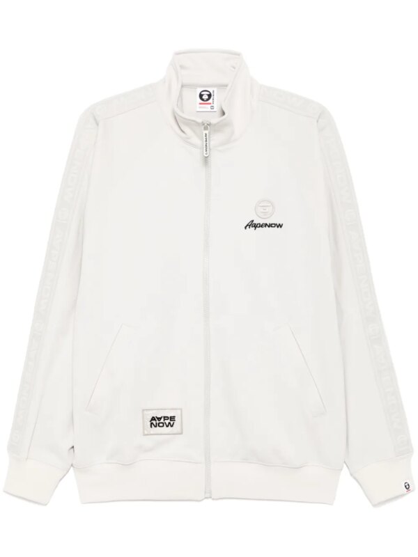 AAPE BY *A BATHING APE® veste zippée AAPENOW à logo - Gris