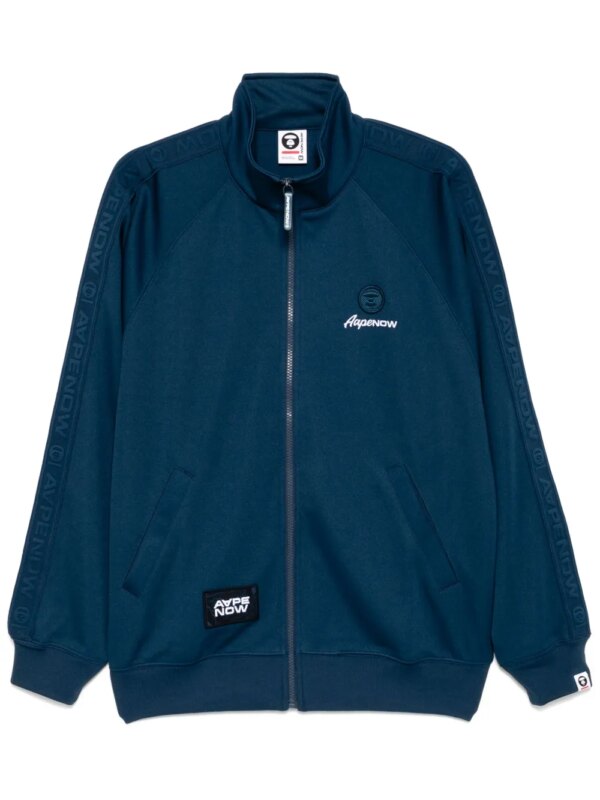 AAPE BY *A BATHING APE® veste zippée AAPENOW à logo - Bleu